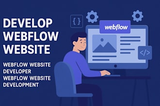 develop webflow website, webflow website developer, webflow website development