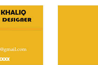 design business cards, poster or complete branding stationery