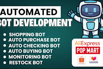 do automatic purchase bot,pokemen bot,cart bot shopping bot,auto checkout bot