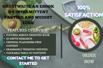 ghostwrite an ebook on intermittent fasting and weight loss