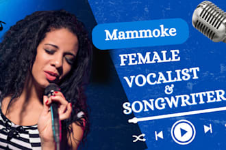 be your female country singer rock singer, female metal singer edm soul rnb song