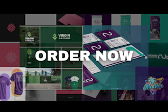 professionally design minimalist logo, flyer, and social media banners