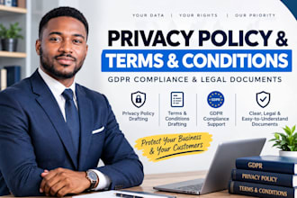 write a gdpr privacy policy and terms and conditions for your website