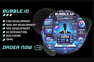 bubble io developer  io web and mobile apps mvps, saas,  adalo glide buildfire