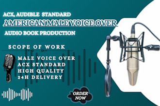narrate, produce your audiobook professionally to acx standard