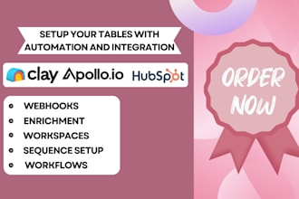 setup clay com workflow apollo io sequence hubspot automation zoho flow webhook