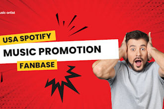 do USA spotify music promotion to boost listener and streams