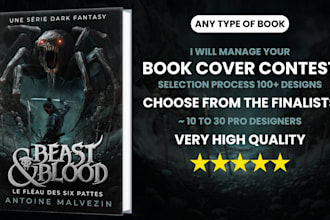 launch a pro cover design contest and manage everything for you