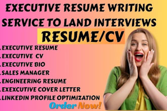 craft senior executive resume, engineering, sales, IT, tech, sales manager, ceos