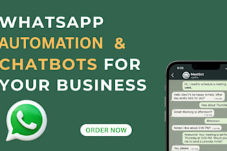 setup custom whatsapp ai chatbot, automate workflow with n8n, dialogflow, twilo
