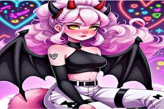 draw anime fan art, original characters oc, sfw or nsfw illustration, pfp