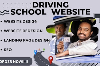 driving website driving school wordpress site driving instructor booking system