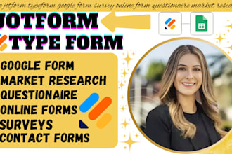 do jotform typeform google form survey online form questionaire market research