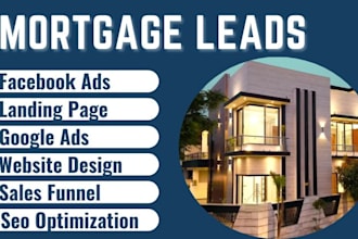 mortgage leads mortgage lead generation mortgage broker loan landing page