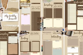 do canva book design, fix book cover, journal, training manual, workbook design