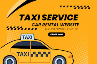 taxi booking website design limousine, chauffeur