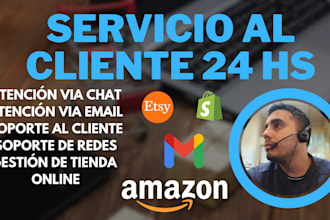 me encargaré de la atención al cliente de tu tienda online 24hs