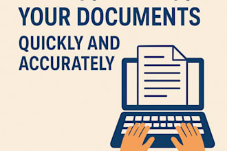 type or retype your documents quickly and accurately