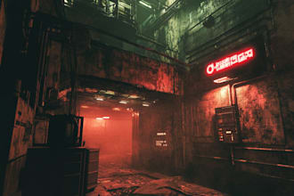 design an cyberpunk futuristic city art