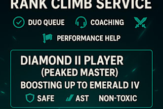 help you climb in league of legends or coach you