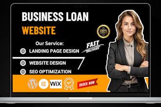 build dynamic business loan website loan website business funding, mca website