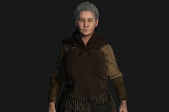 remodel 3d metahuman character,daz3d,genesis 8 or 9,3d game asset,cc4,rig3d,ue5
