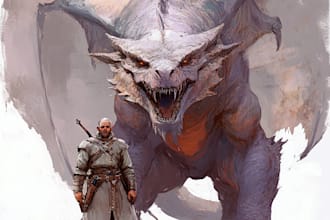paint your dark fantasy dnd character illustration