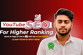 be your youtube SEO expert and boost your video score organically