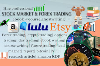 write ebook amazon KDP on stock market forex trading trading guide, course video