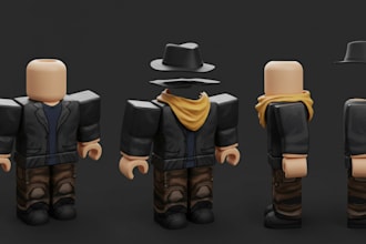 3d roblox ugc, roblox accessories, bundle, layered clothing