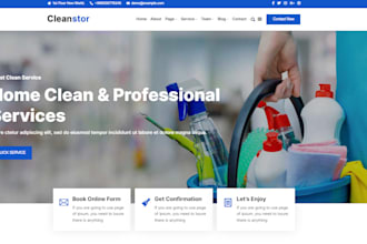 wordpress commercial cleaning website, residential cleaning website, house clean