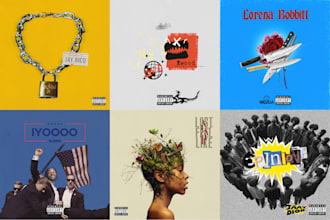 create a professional cover for a single or mixtape