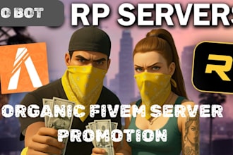 fivem server promotion and advertise your active fivem rp server
