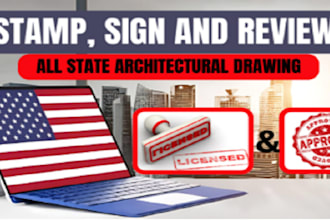 do pe stamp, city permit for all state in USA texas, washington california stamp