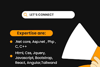 build or fix your website using asp dotnet, PHP, HTML, CSS, and javascript