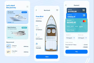 create boats renter app, p2p, c2c boat sharing app, ai boating marketplace app