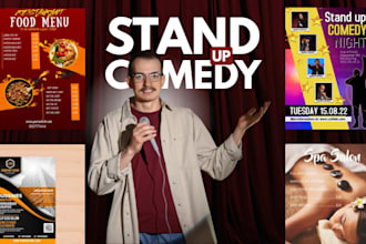 design comedy flyers spa menu cards halloween event poster party flyers