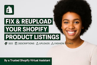 shopify product listing SEO, manual CSV product upload for shopify fashion store
