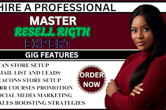 promote master resell right digital courses with high converting email marketing