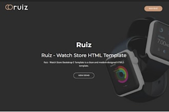 build wrist watch website shoe website bags sunglass website on wix squarespace