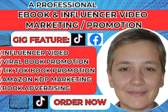 do booktok tiktok book promotion influencer video amazon kdp ads ebook marketing
