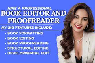proofread, edit fiction novels, memoirs, workbook, nonfiction book editor