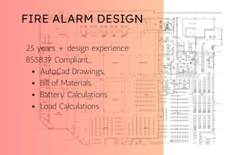 design your fire alarm system to bs5839 cw a complete set of drawings and calcs