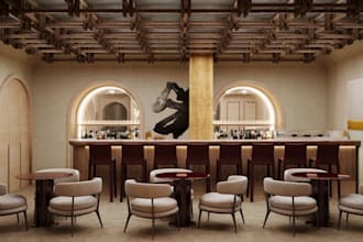 redesign sushi restaurant,indoor design,pub  buffet,dining space,brewery,bistro
