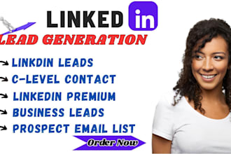 do targeted b2b lead generation linkedin leads and prospect email list