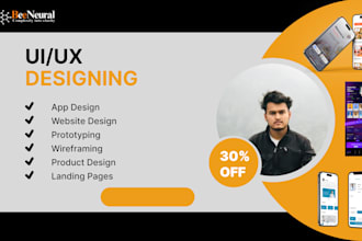 do mobile app design, figma app design, and prototype