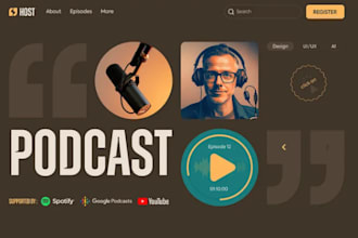 build squarespace podcast artist music website band website buzzsprout website