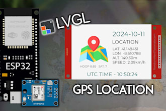 build lvgl based gui for microcontrollers