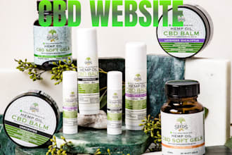 setup cbd website label design guest post backlinks promotion
