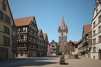 create realistic roblox map roblox environment in blender and roblox studio